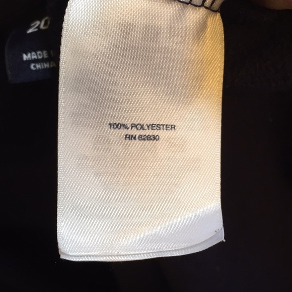 Lands End Boys Navy Hooded Robe w/pockets size 20 - Picture 6 of 7